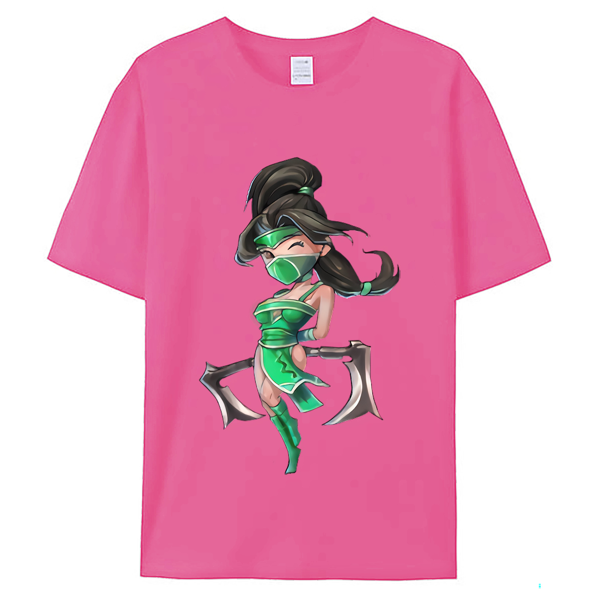 （画像用） リーグ・オブ・レジェンド League of Legends LOL レディースカジュアルプリントTシャツ（綿100％）